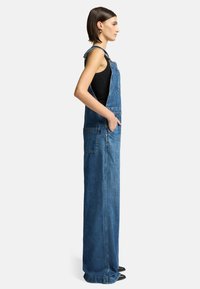 7 for all mankind WIDE  - Hängselbyxor - mid blue