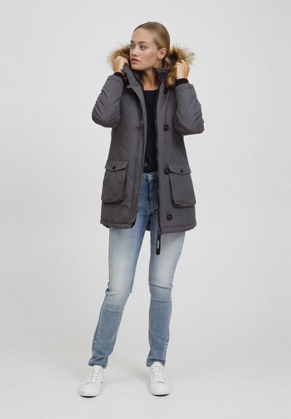 OXActa - Winter coat - iron gate2