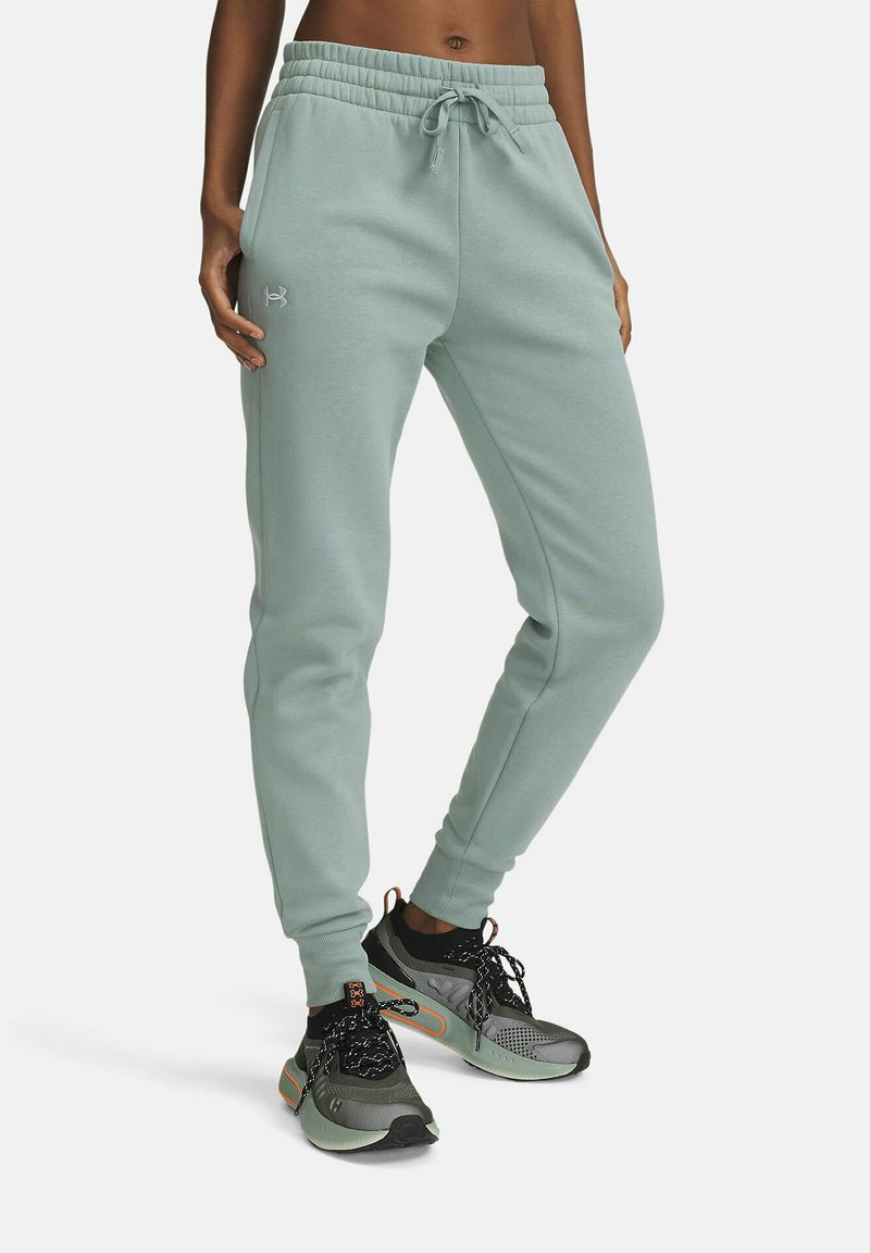 Under Armour - RIVAL FLEECE - Pantalon de survêtement - silica green, Agrandir