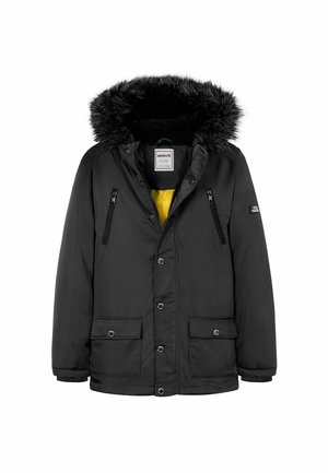 PARKA WITH FUR TRIM HOOD - Parka - dark grey