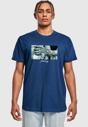 PRAY  - Print T-shirt - light navy