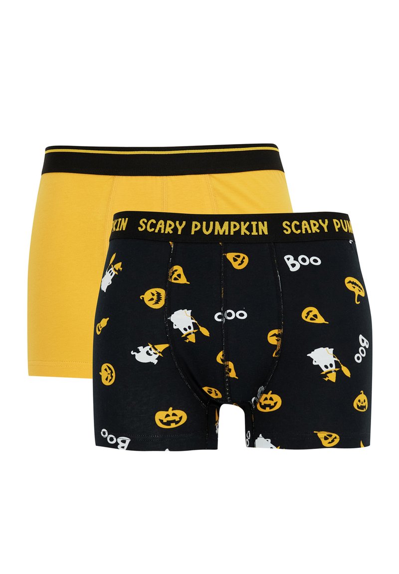 DeFacto 2 PACK Panties black yellow/schwarz Zalando.at