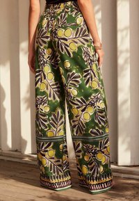 Next WIDE LEG  - Kelnės - green