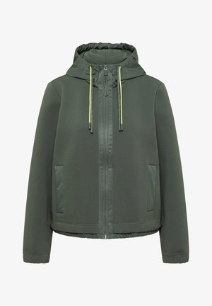 Cecil, JACKE MIT KAPUZE UND STRUKTURMIX - Leichte Jacke - dried olive green