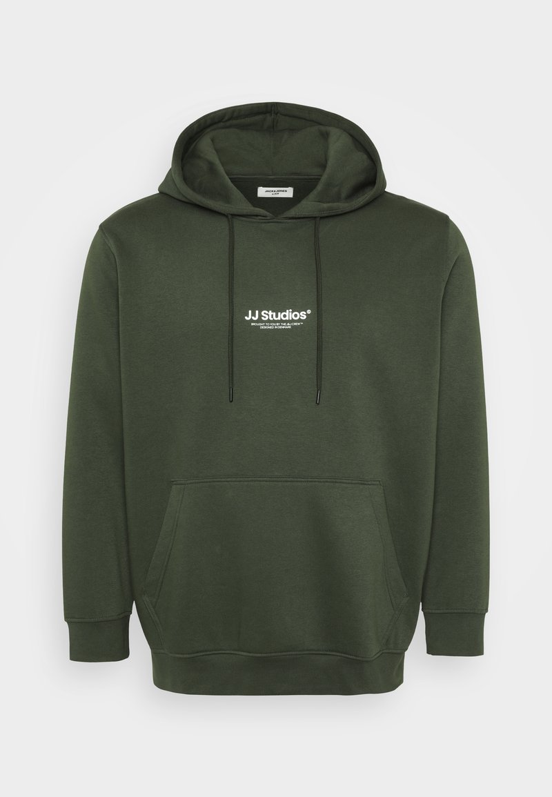 jack & jones Hoodie donkergroen