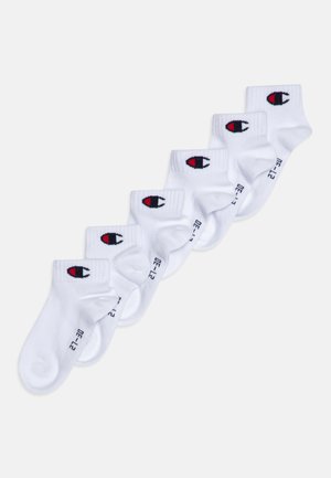 QUARTER UNISEX 6 PACK - Sukat - white