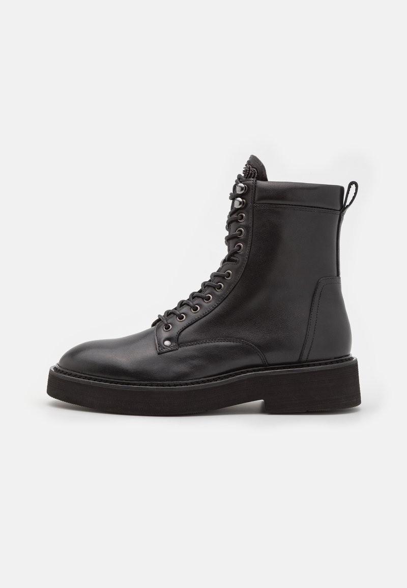 Steve Madden Haynes Para Hombre, Negro (Black Leat), 9.5 US