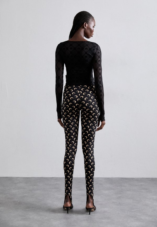 MOON PRINTED SECOND SKIN CROPPED - Long sleeved top2