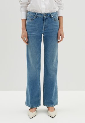 Flared Jeans - mid ocean blue