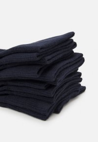 Calvin Klein Underwear MEN CASUAL FLAT CARTER 6 PACK - Ponožky - navy