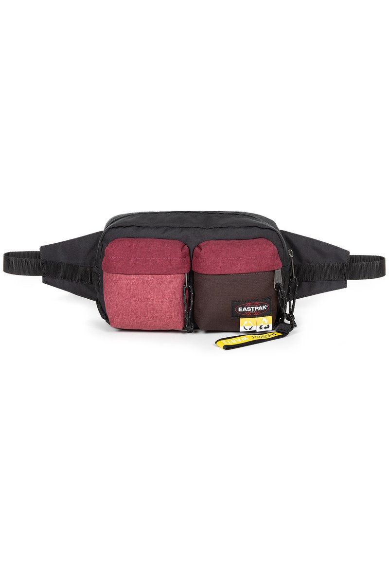 Eastpak BUMBAG DOUBLE - Sac banane - rw burgundy/blanc - ZALANDO.FR