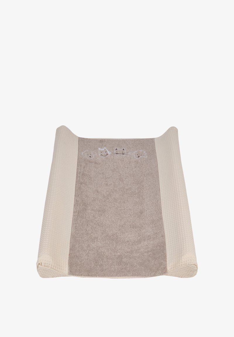 Sterntaler WICKELAUFLAGENBEZUG SCHMAL BAUERNHOF - Changing mat - sandbraun