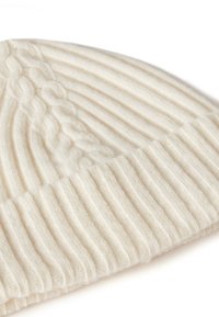 United Colors of Benetton IN CABLE WITH TURN UP CUFF - Beanie - white