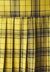 PLISSE SKIRT - Saia plissada - sulphur