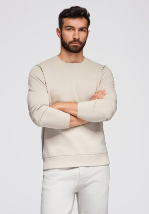 Sweatshirt - light beige