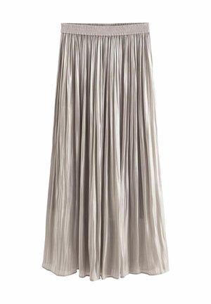 Plisēti svārki - metallic grey