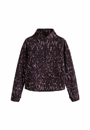 Next, Flísový sveter - burgundy animal