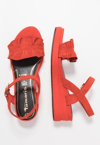 Tamaris Platform sandals - flame