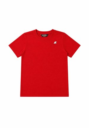 K-Way UNISEX - T-shirt basic - red poppy-b
