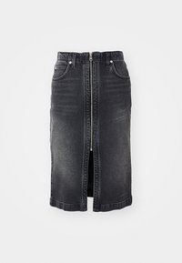 MOTO SKIRT - Pennkjol - charred black