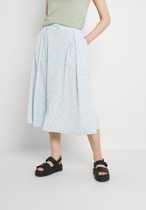 A-line skirt - blue dusty light