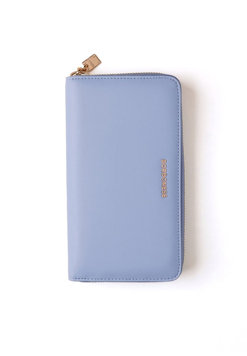 Borbonese LETTERING LARGE - ZIPAROUND - Wallet - topaz