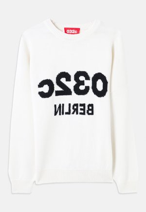 SELFIE SWEATER UNISEX - Trui - white/black