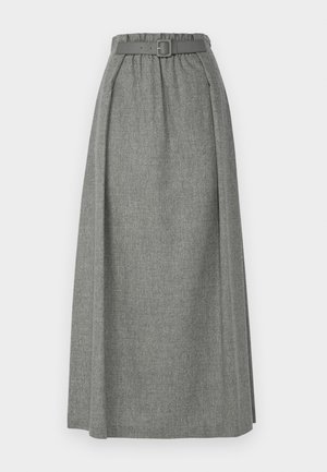 GONNA - Maxisukňa - light grey melange