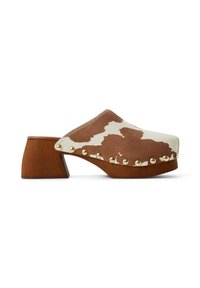 ALDO Clogs - open brown