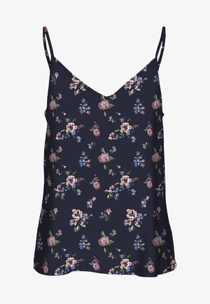 Vero Moda VMEASY SINGLET V NECK - Top - navy/fiona