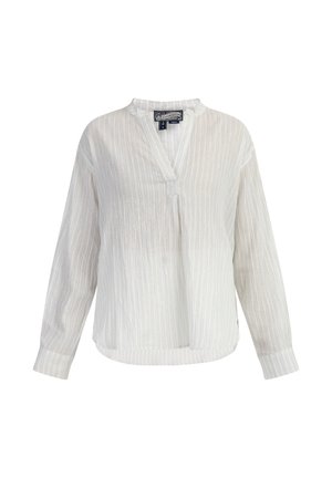 DreiMaster, DREIMASTER BLUSENSHIRT - Blouse - hellblaue streifen