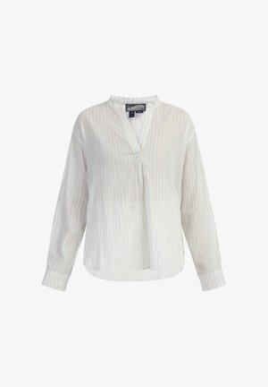 DreiMaster, DREIMASTER BLUSENSHIRT - Blouse - hellblaue streifen