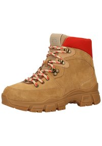 camel active Platform ankle boots - tan