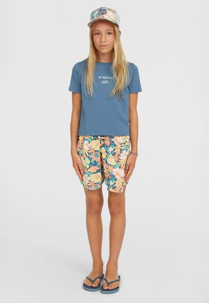 SHORT GRAPHIC - T-shirt imprimé - copen blue