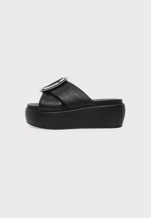 MARC JACOBS, THE PLATFORM SANDAL - Sandales à plateforme - black