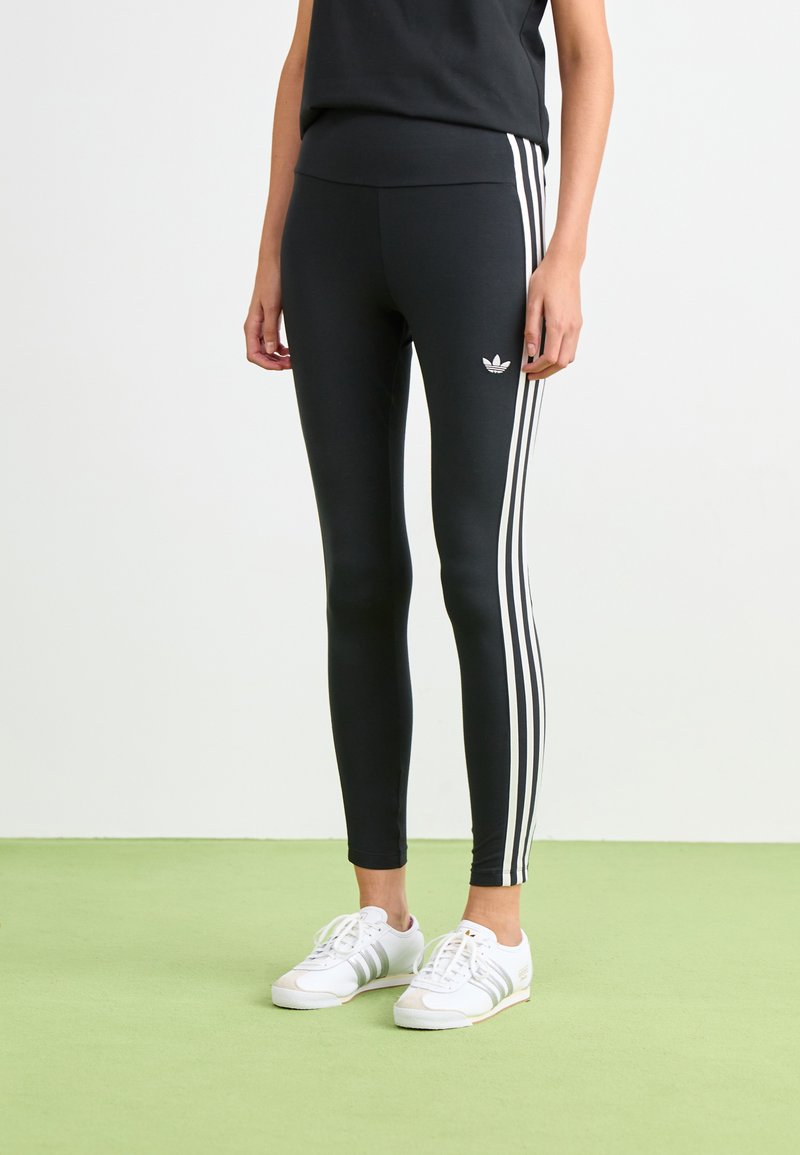 adidas Originals Legíny - kalhoty - black/white