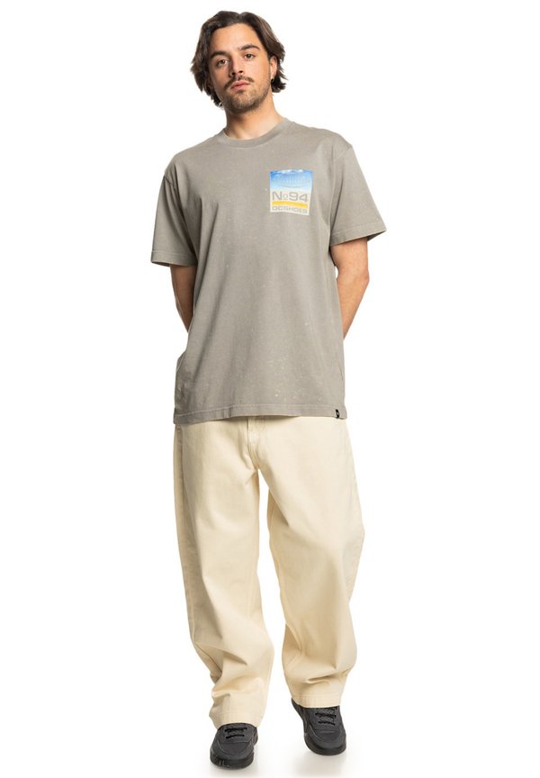 SHORT SLEEVES   - Print T-shirt - smaw moon mist rain wash4