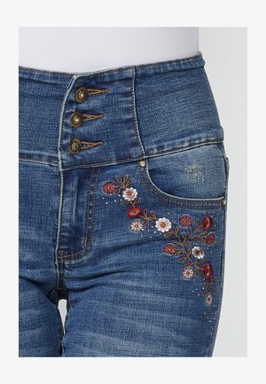 Koroshi Vaqueros slim fit - azul med   medium blue