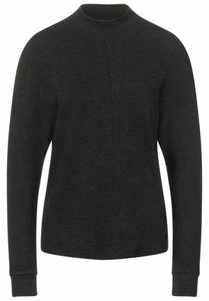 Long sleeved top - mottled anthracite