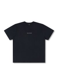 DISTORT OVERSIZED UNISEX - Print T-shirt - black