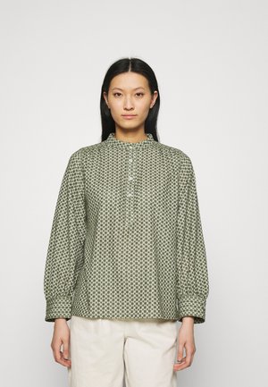Tunic - Blouse - beige / dark sage