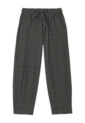 FatFace, PETITE FIT - TAPERED CHECK TROUSERS - Trousers - grey