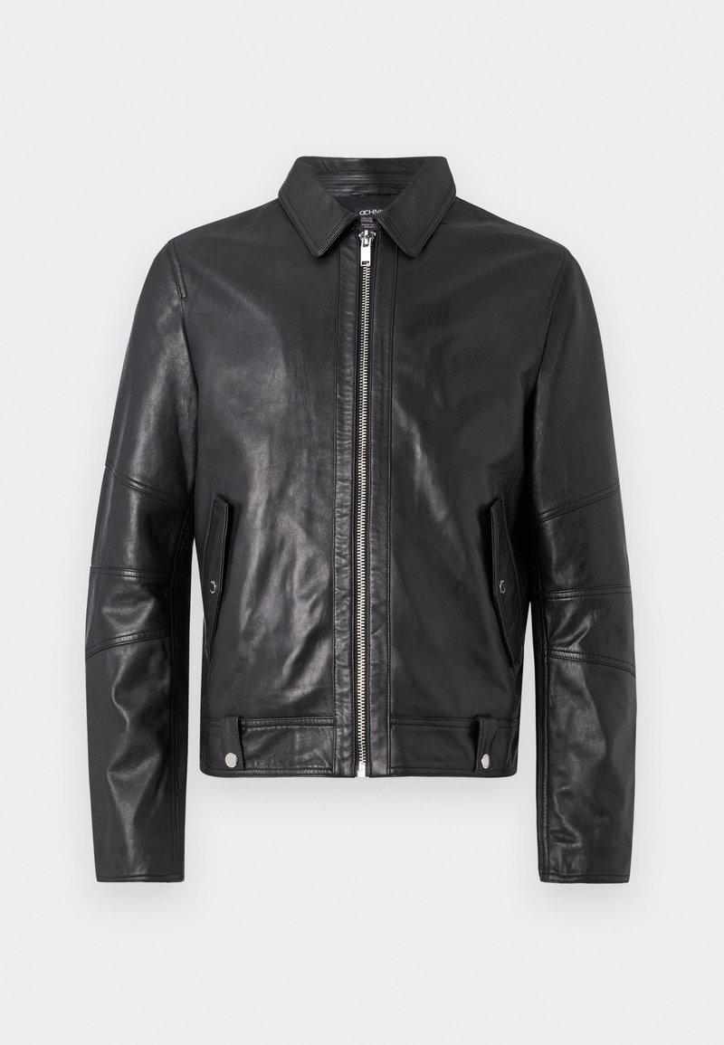 OCHNIK Leren jas zwart OCHNIK Leren jas zwart