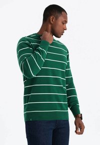 Ombre Strickpullover - green