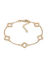 Elli SPARKLING CLOVER - Bracelet - gold-coloured