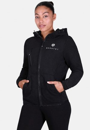 NEO - Sweat zippé - black