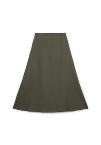 LUNGA VISC - Gonna lunga - verde militare scuro