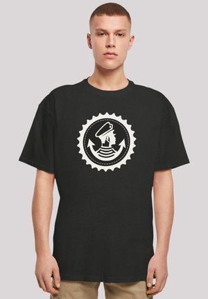 KNUT UND JAN HAMBURG - Print T-shirt - schwarz