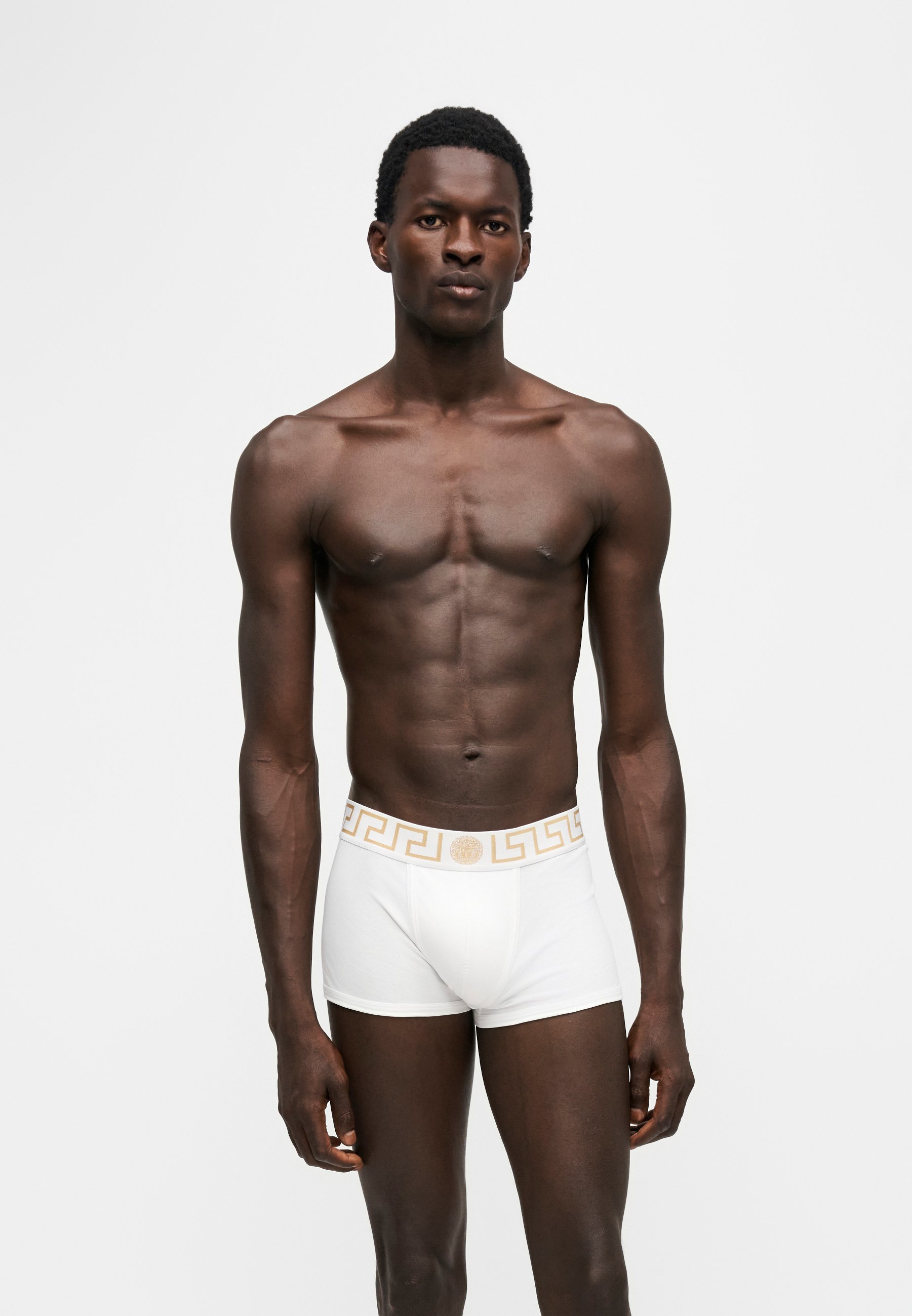 Versace TRUNK LOGO TOPEKA 2 PACK - Trunks - black/white/gold