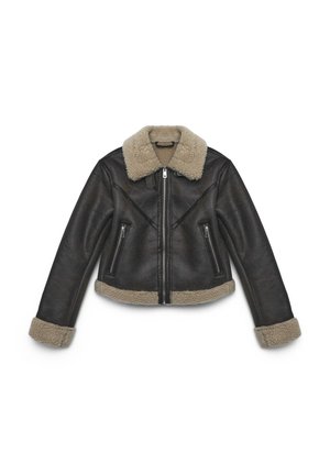 Calliope Giacca in similpelle - marrone scuro
